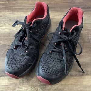 Salomon Blackstonia Women’s Low Top Hiking Sneakers Size 7.5 145464 Black / Pink